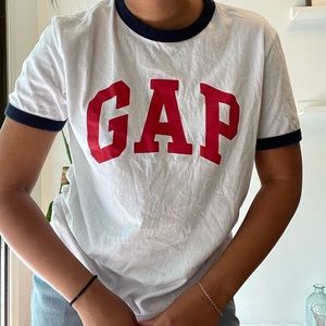 Gap Graphic Tee (red white and blue)
